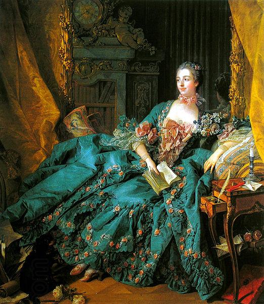 Francois Boucher Portrait of Madame de Pompadour